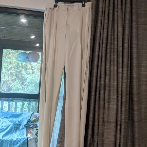 MaxMara Cream Trousers - Picture 1 of 3